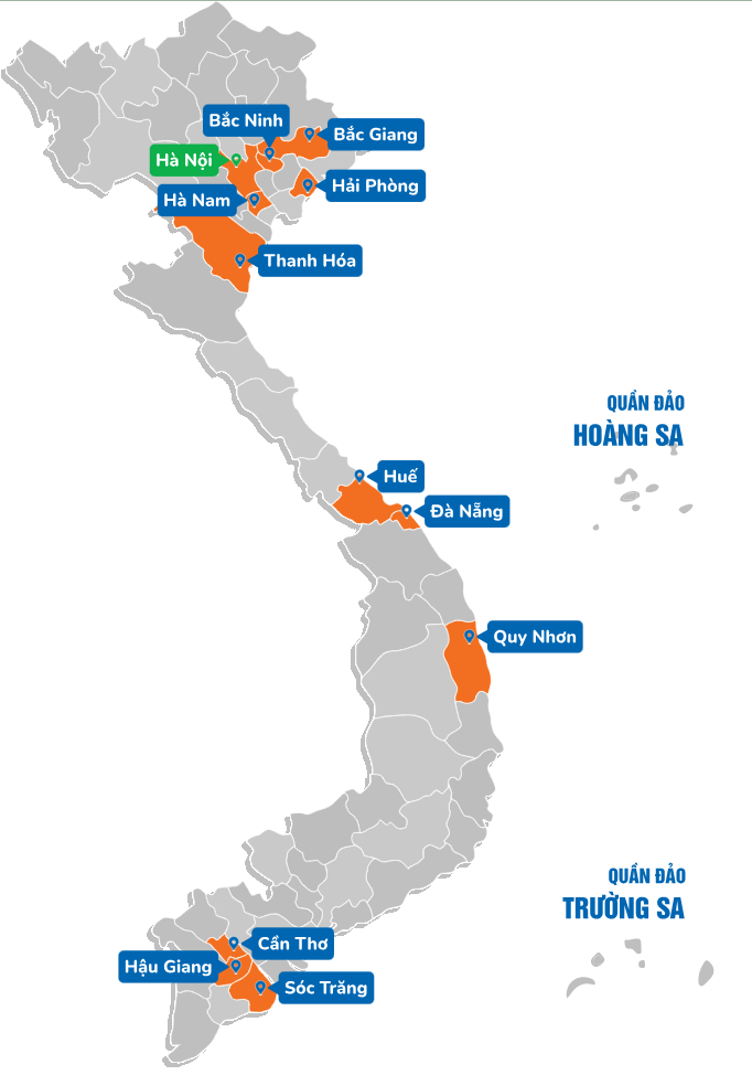 Map fpt schools 12 cơ sở 2025